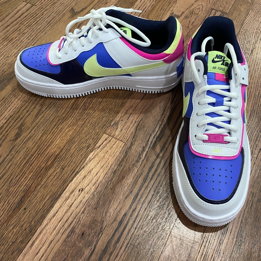 Nike Air Force 1 multi colors size 10